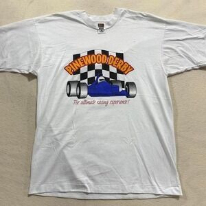 VINTAGE PINEWOOD DERBY TEE SIZE‎ XL